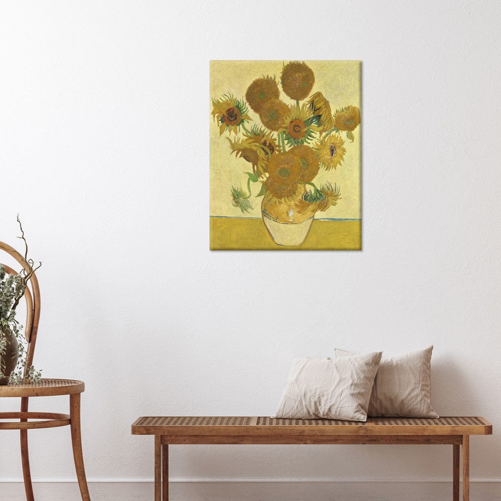 Gleznas reprodukcija /Vinsents van Gogs/ - Saulespuķes IV G ART