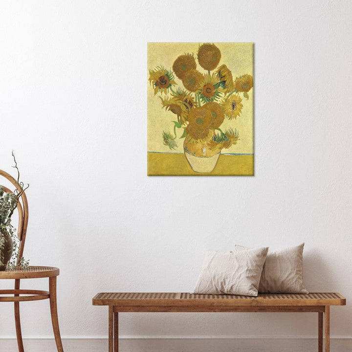 Gleznas reprodukcija /Vinsents van Gogs/ - Saulespuķes IV G ART