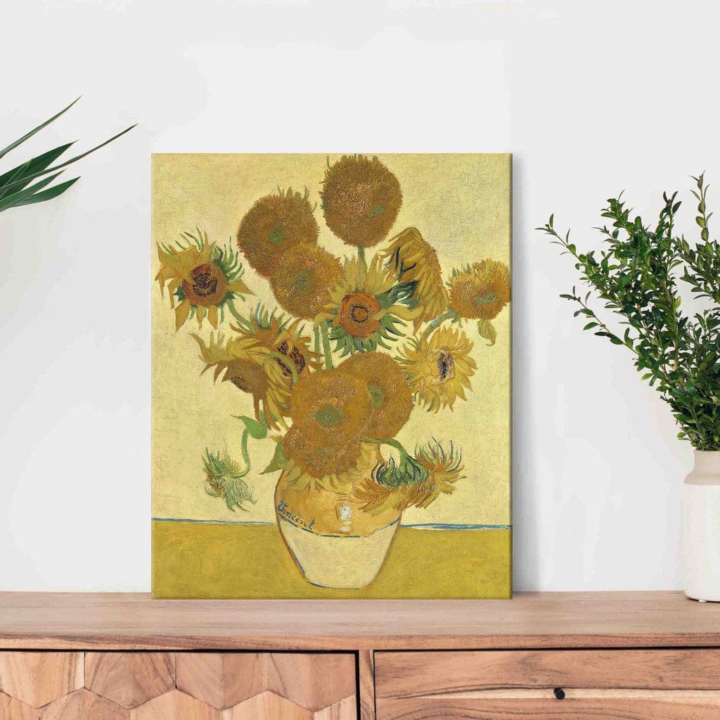 Gleznas reprodukcija /Vinsents van Gogs/ - Saulespuķes IV G ART