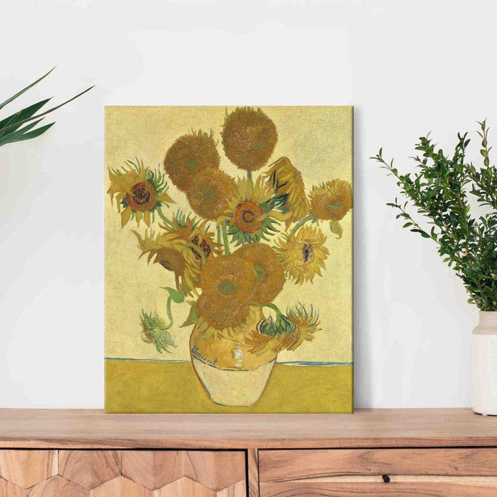 Gleznas reprodukcija /Vinsents van Gogs/ - Saulespuķes IV G ART