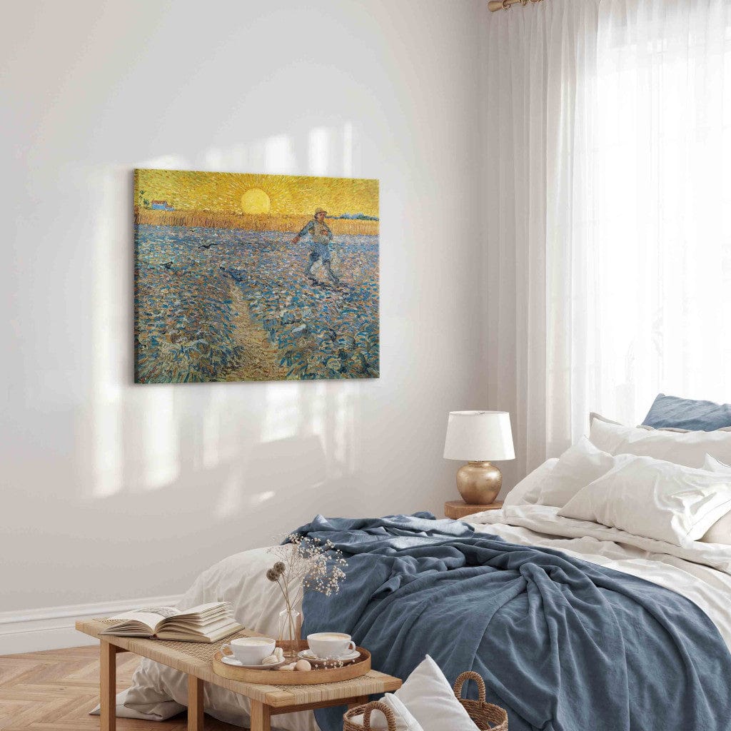 Gleznas reprodukcija /Vinsents van Gogs/ - Sējējs saulrieta laikā G ART