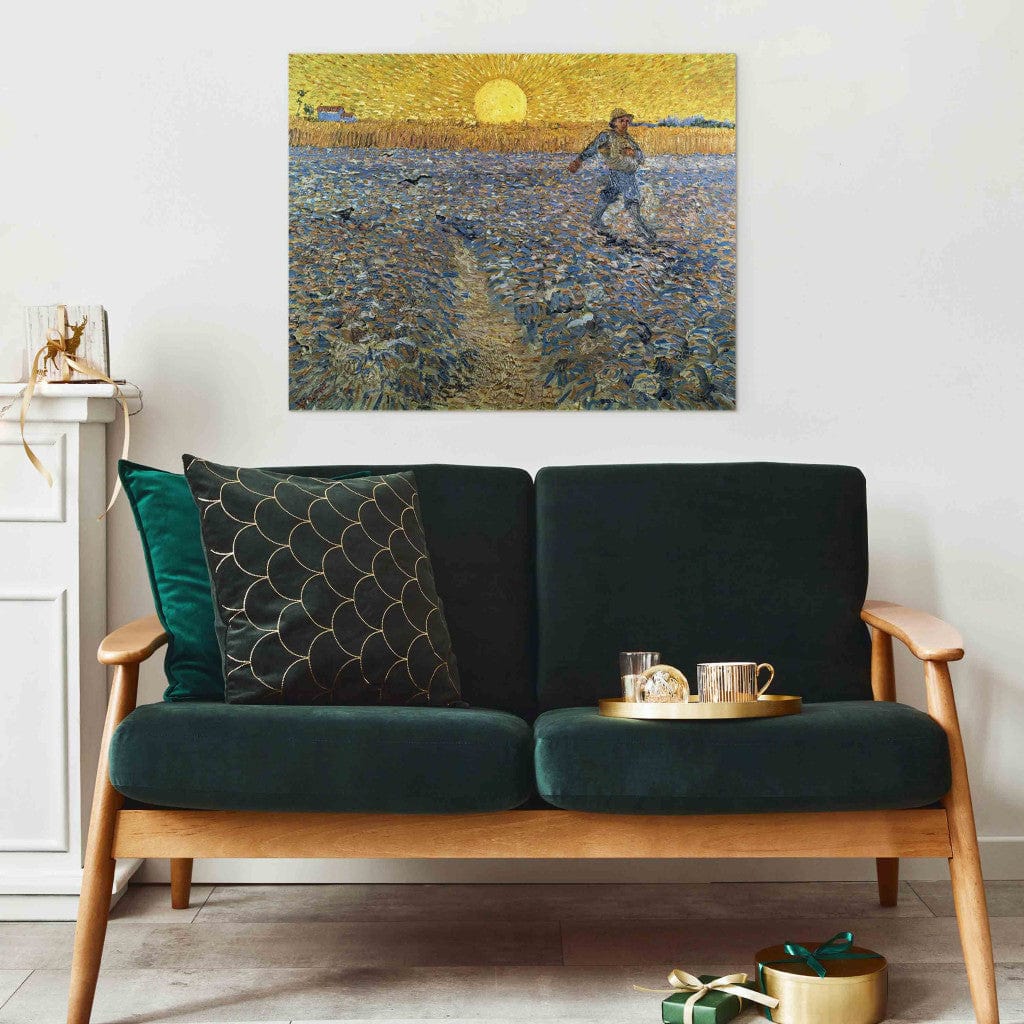 Gleznas reprodukcija /Vinsents van Gogs/ - Sējējs saulrieta laikā G ART