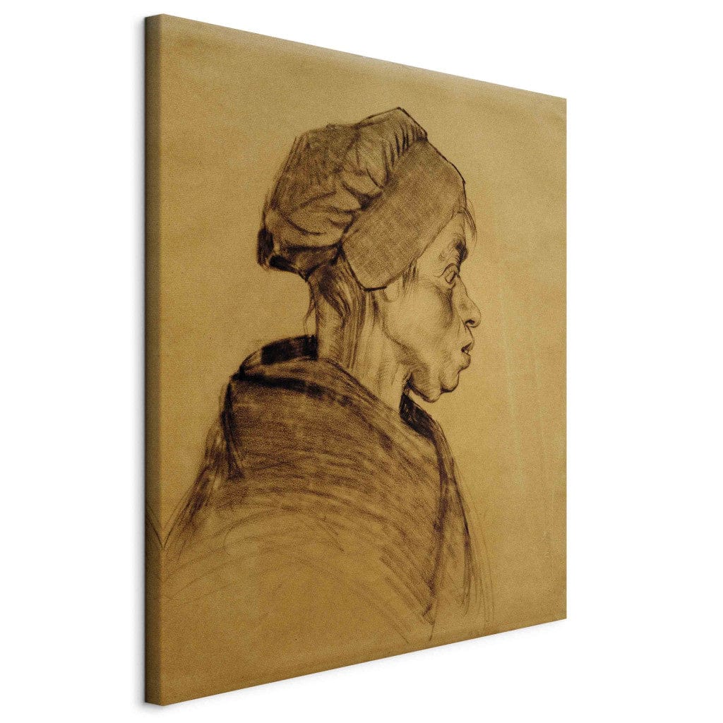 Gleznas reprodukcija /Vinsents van Gogs/ - Sievietes galva G ART
