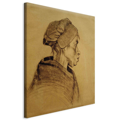 Gleznas reprodukcija (Vinsents van Gogs) - Sievietes galva G ART