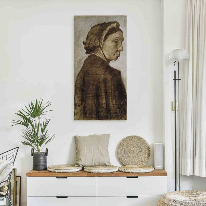 Gleznas reprodukcija /Vinsents van Gogs/ - Sievietes galva II G ART