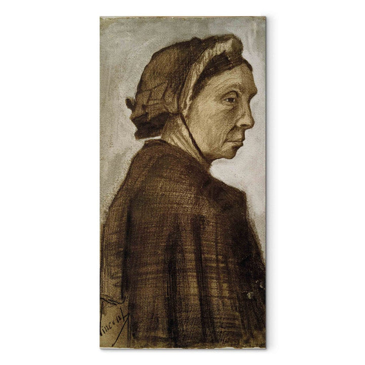 Gleznas reprodukcija /Vinsents van Gogs/ - Sievietes galva II G ART