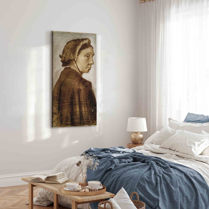 Gleznas reprodukcija /Vinsents van Gogs/ - Sievietes galva II G ART