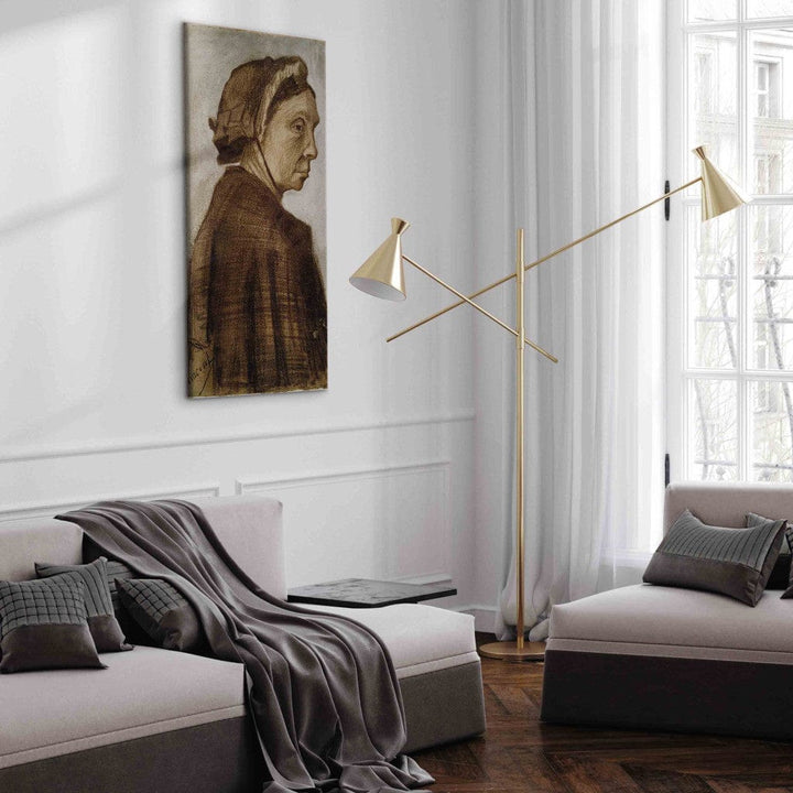 Gleznas reprodukcija /Vinsents van Gogs/ - Sievietes galva II G ART