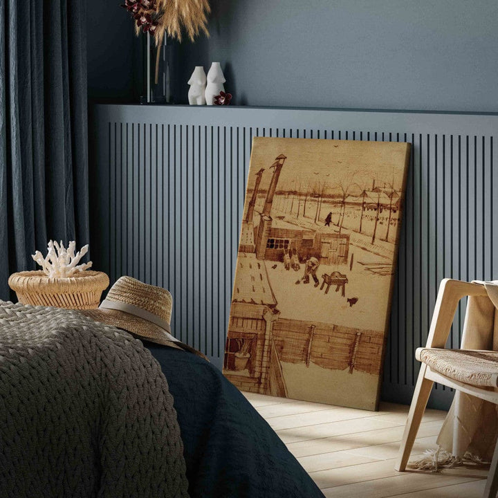 Gleznas reprodukcija /Vinsents van Gogs/ - Skats no mākslinieka darbnīcas Hāgā G ART