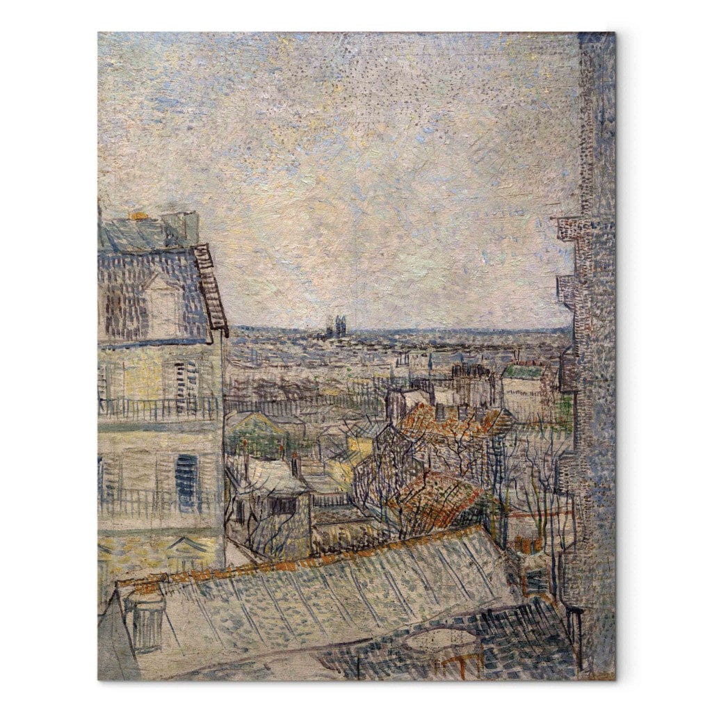 Gleznas reprodukcija /Vinsents van Gogs/ - Skats no Rue Lepic dzīvokļa loga G ART