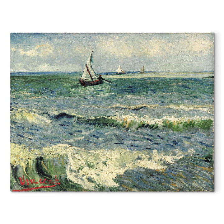 Gleznas reprodukcija /Vinsents van Gogs/ - Skats uz jūru pie Saintes-Maries G ART