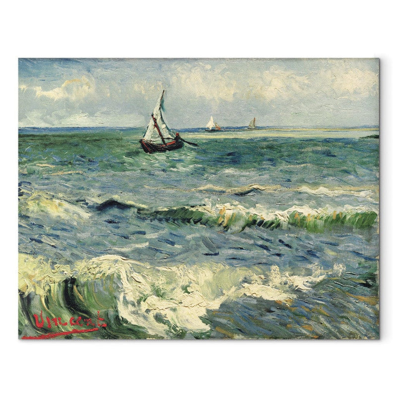 Reproduction of painting (Vincent van Gogh) - View of the sea at Saintes -Maries G Art