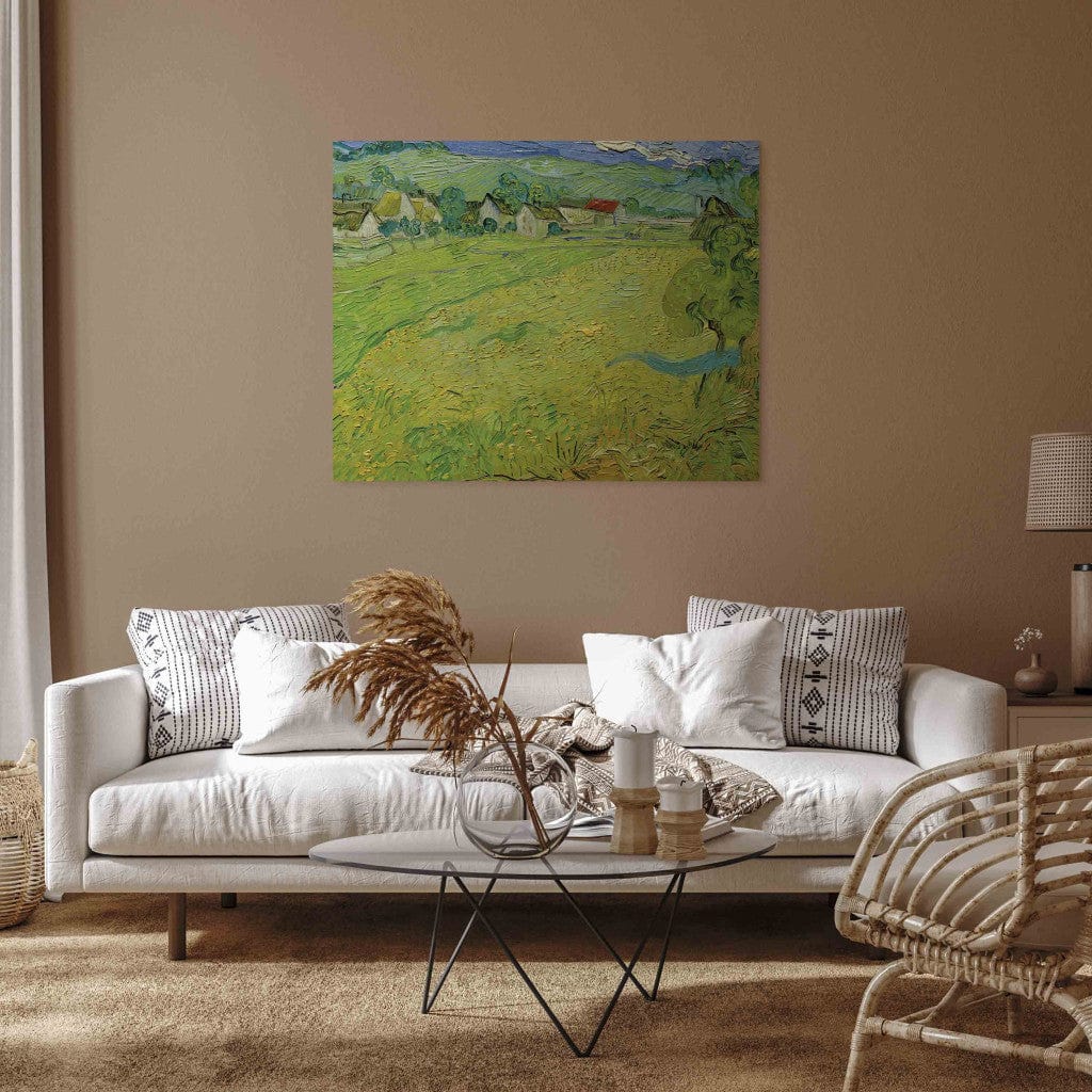 Gleznas reprodukcija /Vinsents van Gogs/ - Skats uz Les Vessenots pie Auvers G ART