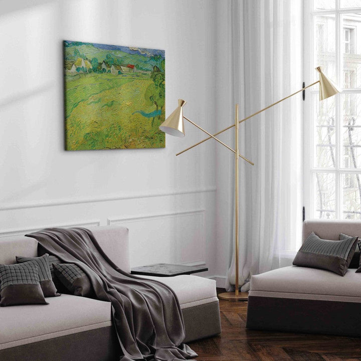 Gleznas reprodukcija /Vinsents van Gogs/ - Skats uz Les Vessenots pie Auvers G ART