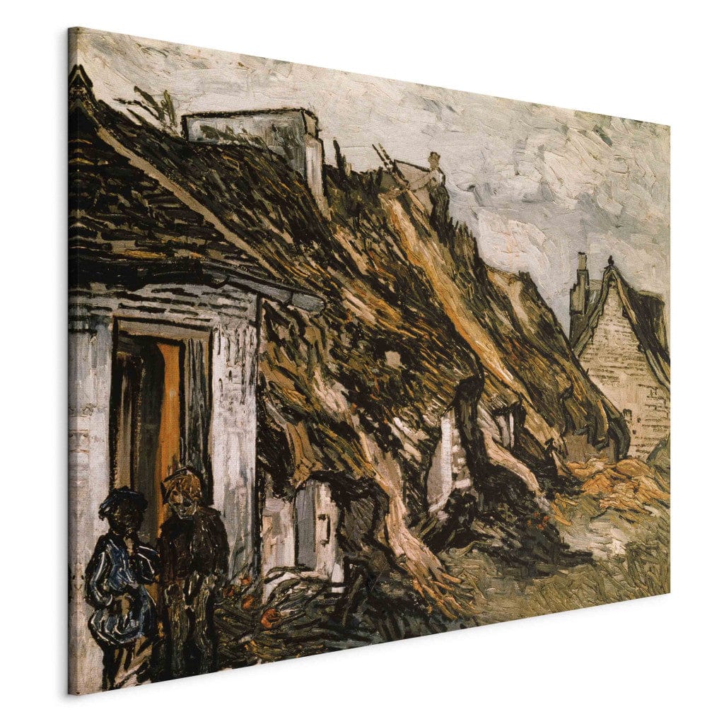 Gleznas reprodukcija /Vinsents van Gogs/ - Skujkoku mājiņas Šaponvālā /Chaponval/ G ART