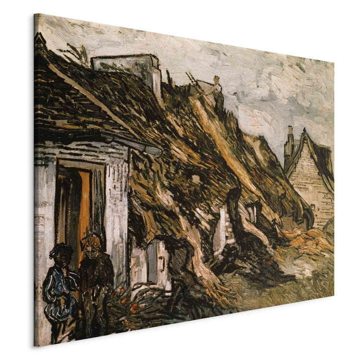 Gleznas reprodukcija /Vinsents van Gogs/ - Skujkoku mājiņas Šaponvālā /Chaponval/ G ART