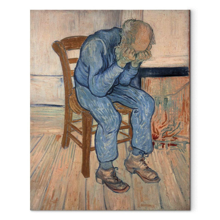 Gleznas reprodukcija /Vinsents van Gogs/ - Skumstošs vecs vīrs G ART