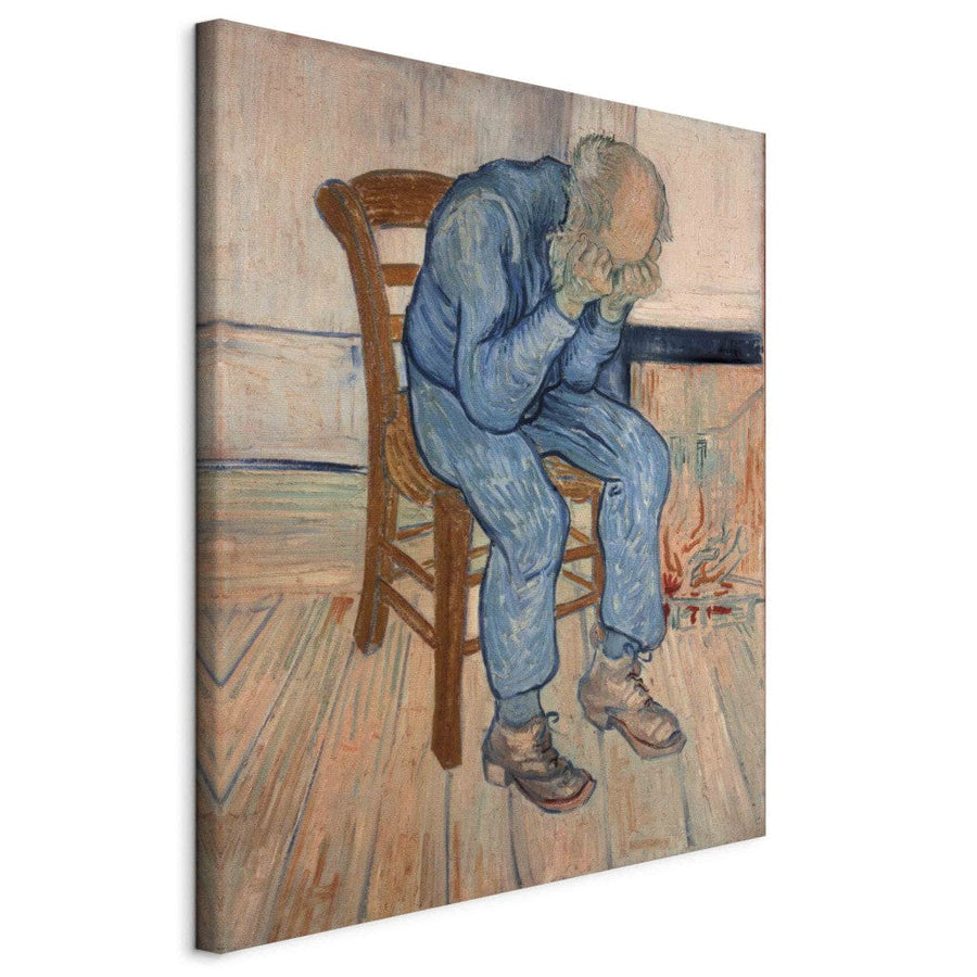 Gleznas reprodukcija /Vinsents van Gogs/ - Skumstošs vecs vīrs G ART