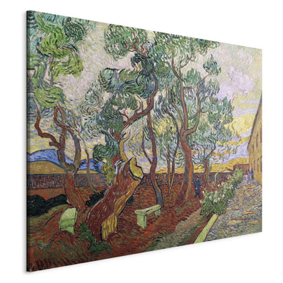 Reproduction of painting (Vincent van Gogh) - St. Paul Hospital Garden St. Remy G Art