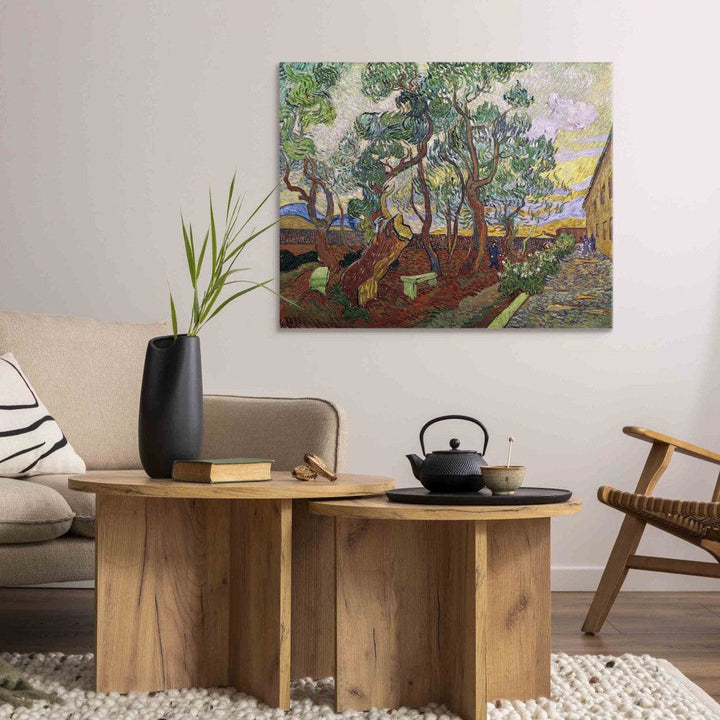 Gleznas reprodukcija /Vinsents van Gogs/ - Svētā Pāvila slimnīcas dārzs St. Remy G ART