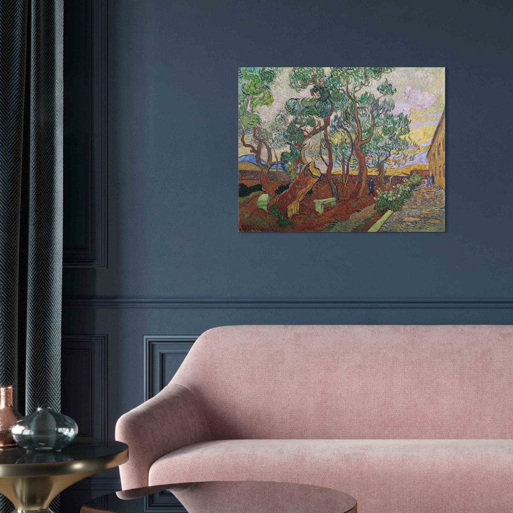 Gleznas reprodukcija /Vinsents van Gogs/ - Svētā Pāvila slimnīcas dārzs St. Remy G ART