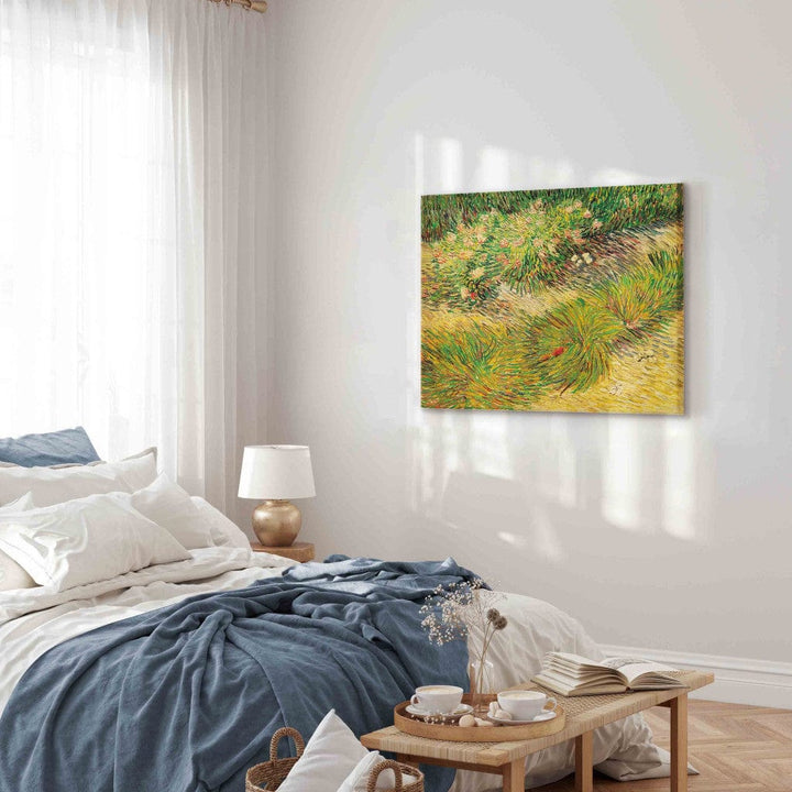 Gleznas reprodukcija /Vinsents van Gogs/ - Tauriņi un ziedi G ART