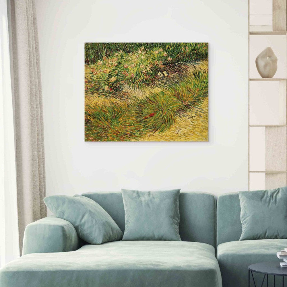 Gleznas reprodukcija /Vinsents van Gogs/ - Tauriņi un ziedi G ART