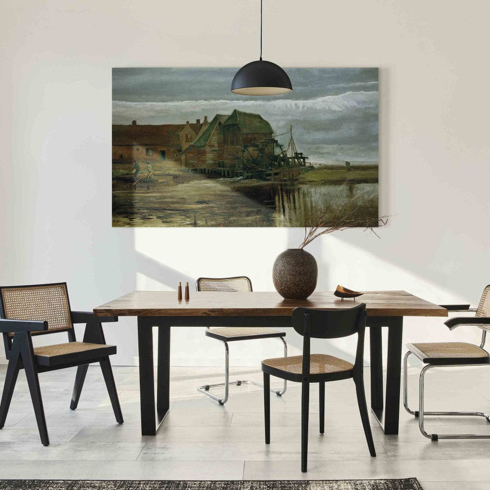 Gleznas reprodukcija /Vinsents van Gogs/ - Ūdensdzirnavas pie Gennep G ART