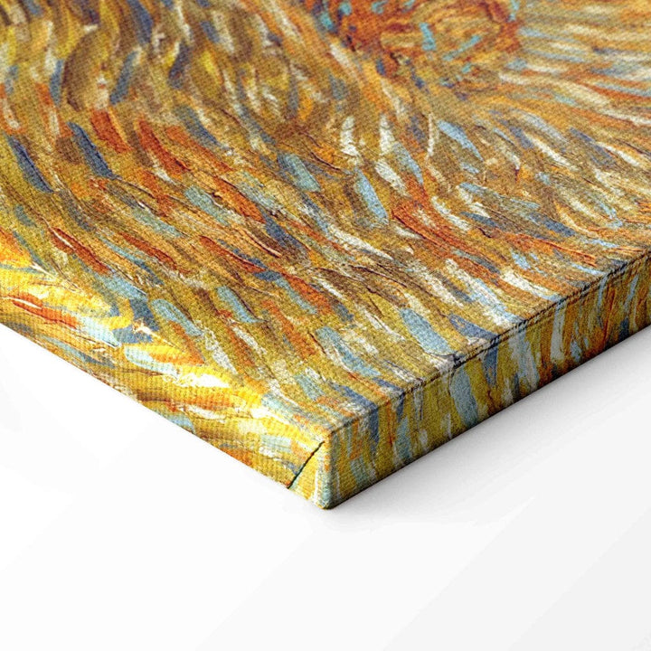 Gleznas reprodukcija /Vinsents van Gogs/ - Vakara ainava ar augošu mēnesi G ART