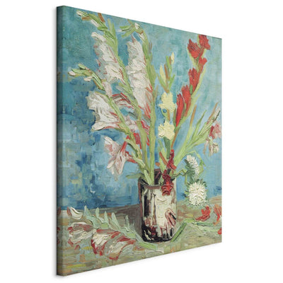 Tapybos atkūrimas (Vincentas Van Gogas) - vaza su „Gladiolus G Art“