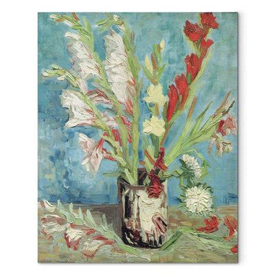 Maali reprodutseerimine (Vincent Van Gogh) - vaas Gladiolus G kunstiga
