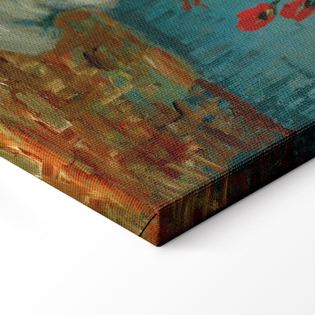 Gleznas reprodukcija /Vinsents van Gogs/ - Vāze ar rudzupuķēm un magonēm G ART