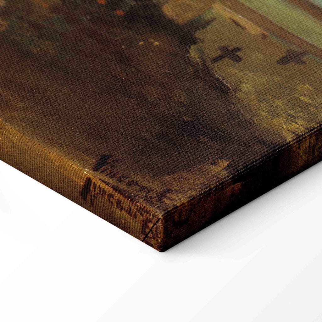 Gleznas reprodukcija /Vinsents van Gogs/ - Vecās baznīcas tornis Nuenēnā G ART
