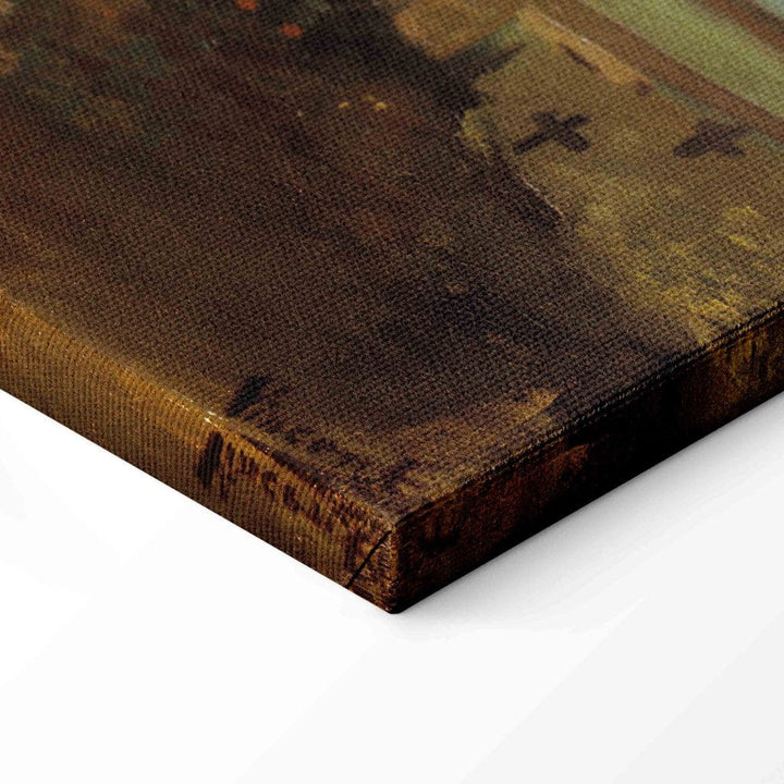 Gleznas reprodukcija /Vinsents van Gogs/ - Vecās baznīcas tornis Nuenēnā G ART