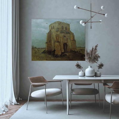 Воспроизведение живописи (Винсент Ван Гог) - старая церковная башня в Nuenen G Art