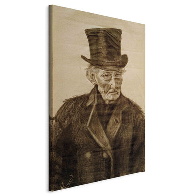 Maalauksen lisääntyminen (Vincent Van Gogh) - Vanha mies, jolla on hattu G -taide
