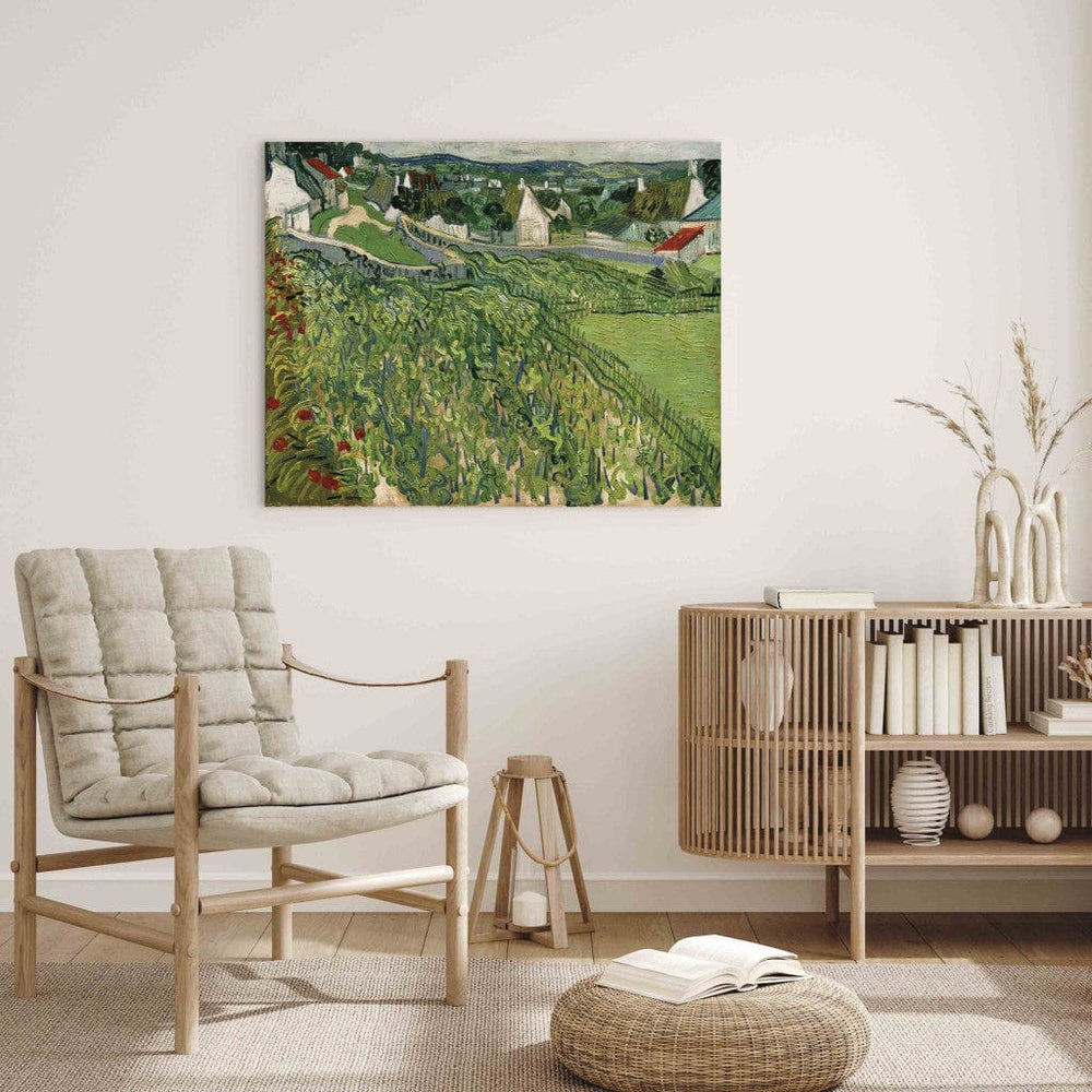 Gleznas reprodukcija /Vinsents van Gogs/ - Vīna dārzi pie Overas G ART