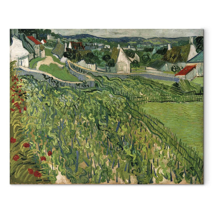 Gleznas reprodukcija /Vinsents van Gogs/ - Vīna dārzi pie Overas G ART