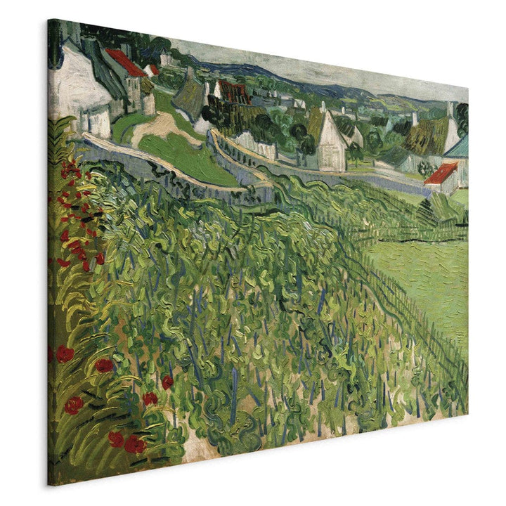 Gleznas reprodukcija /Vinsents van Gogs/ - Vīna dārzi pie Overas G ART