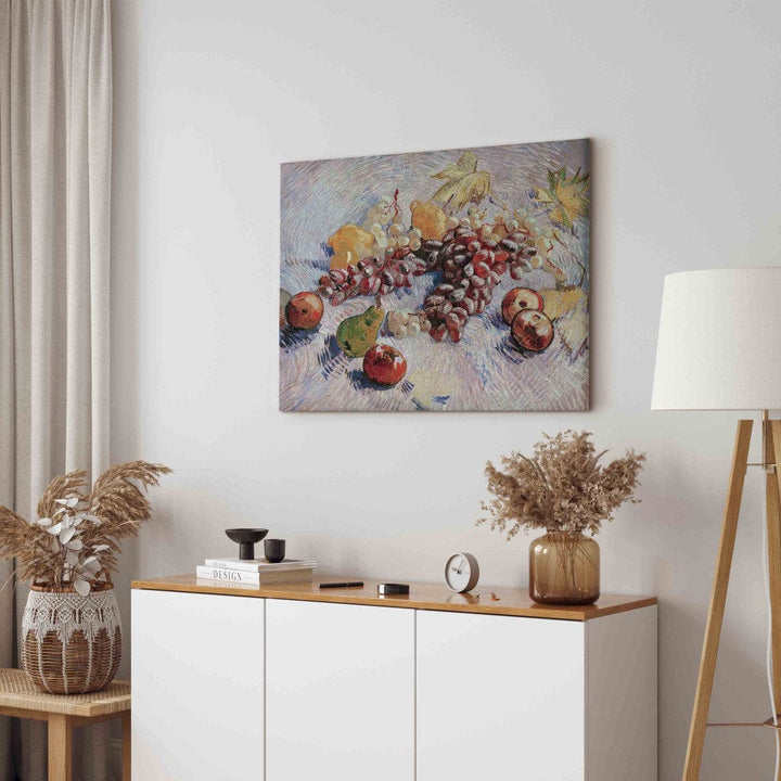 Gleznas reprodukcija /Vinsents van Gogs/ - Vīnogas, citroni, bumbieri un āboli G ART