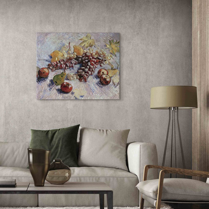 Gleznas reprodukcija /Vinsents van Gogs/ - Vīnogas, citroni, bumbieri un āboli G ART
