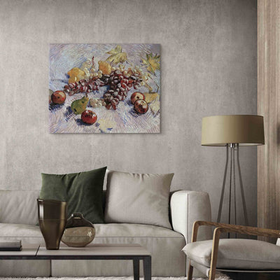 Воспроизведение живописи (Винсент Ван Гог) - виноград, лимоны, груши и яблоки G Art
