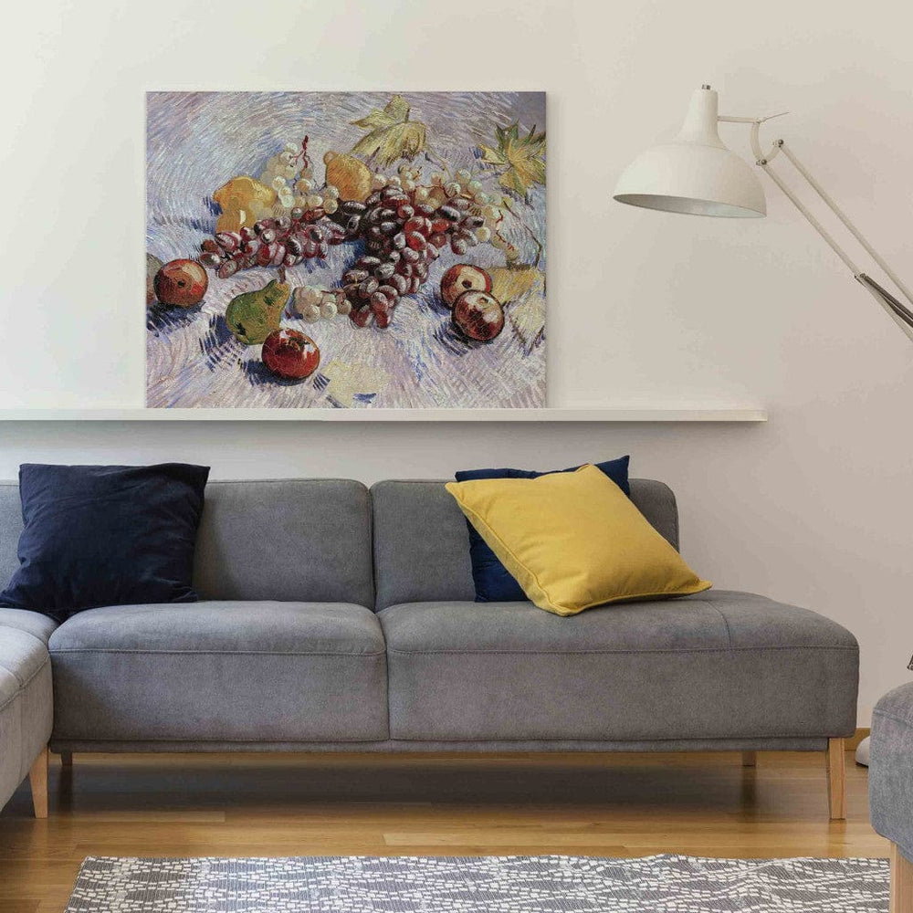Gleznas reprodukcija /Vinsents van Gogs/ - Vīnogas, citroni, bumbieri un āboli G ART
