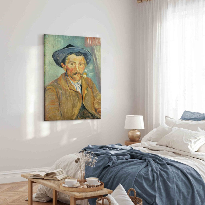 Воспроизведение живописи (Винсент Ван Гог) - человек с трубкой G Art