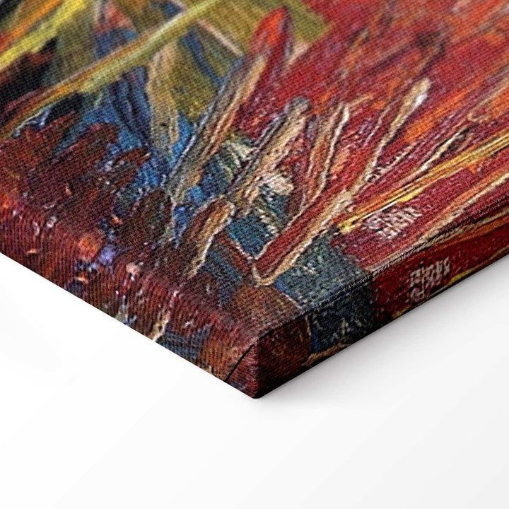 Gleznas reprodukcija /Vinsents van Gogs/ - Vītolāji saulrietā G ART