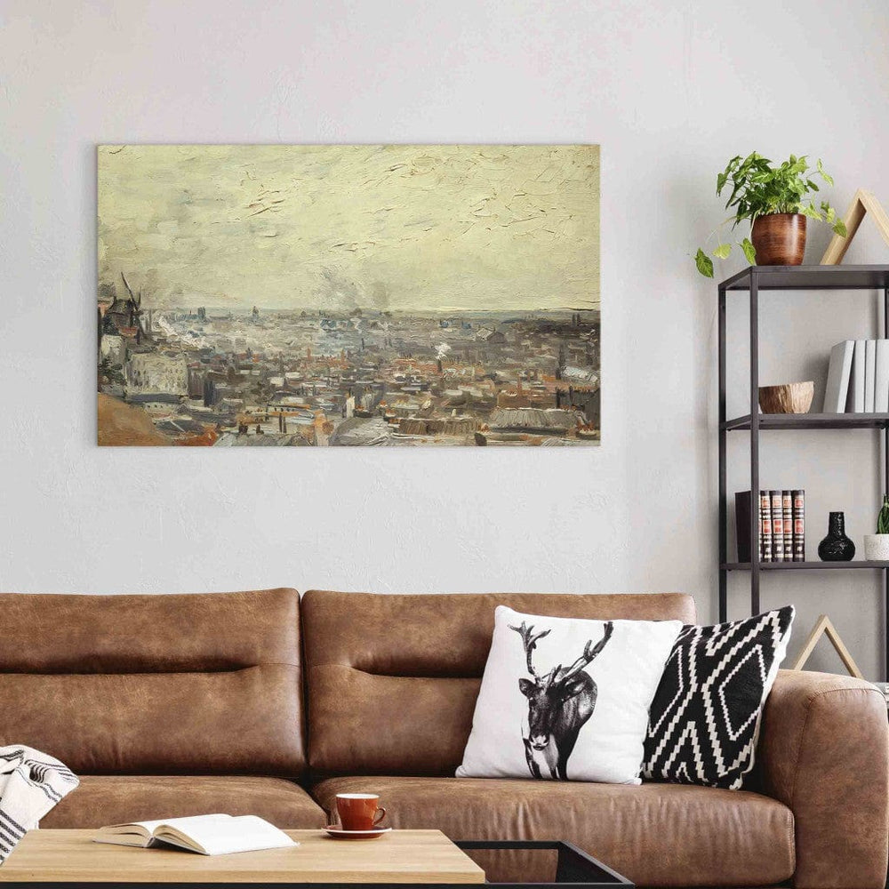 Gleznas reprodukcija /Vinsents van Gogs/ - Vue sur Montmartre G ART