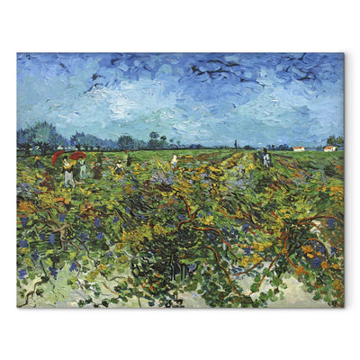 Воспроизведение живописи (Винсент Ван Гог) - Зеленый виноградник G Art