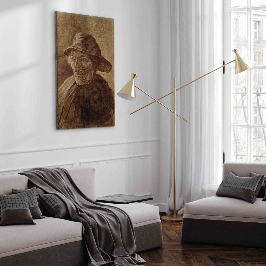 Gleznas reprodukcija /Vinsents van Gogs/ - Zvejnieks ar suvenīru G ART