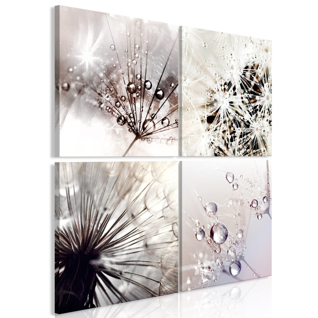 Gleznu komplekts ar pienenēm - Maigs aromāts (x 4) - 118436 G-ART.