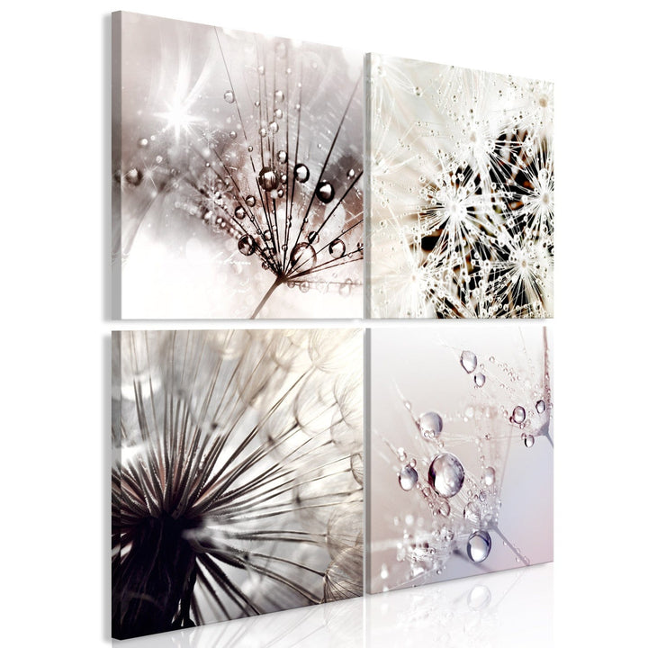 Gleznu komplekts ar pienenēm - Maigs aromāts (x 4) - 118436 G-ART.